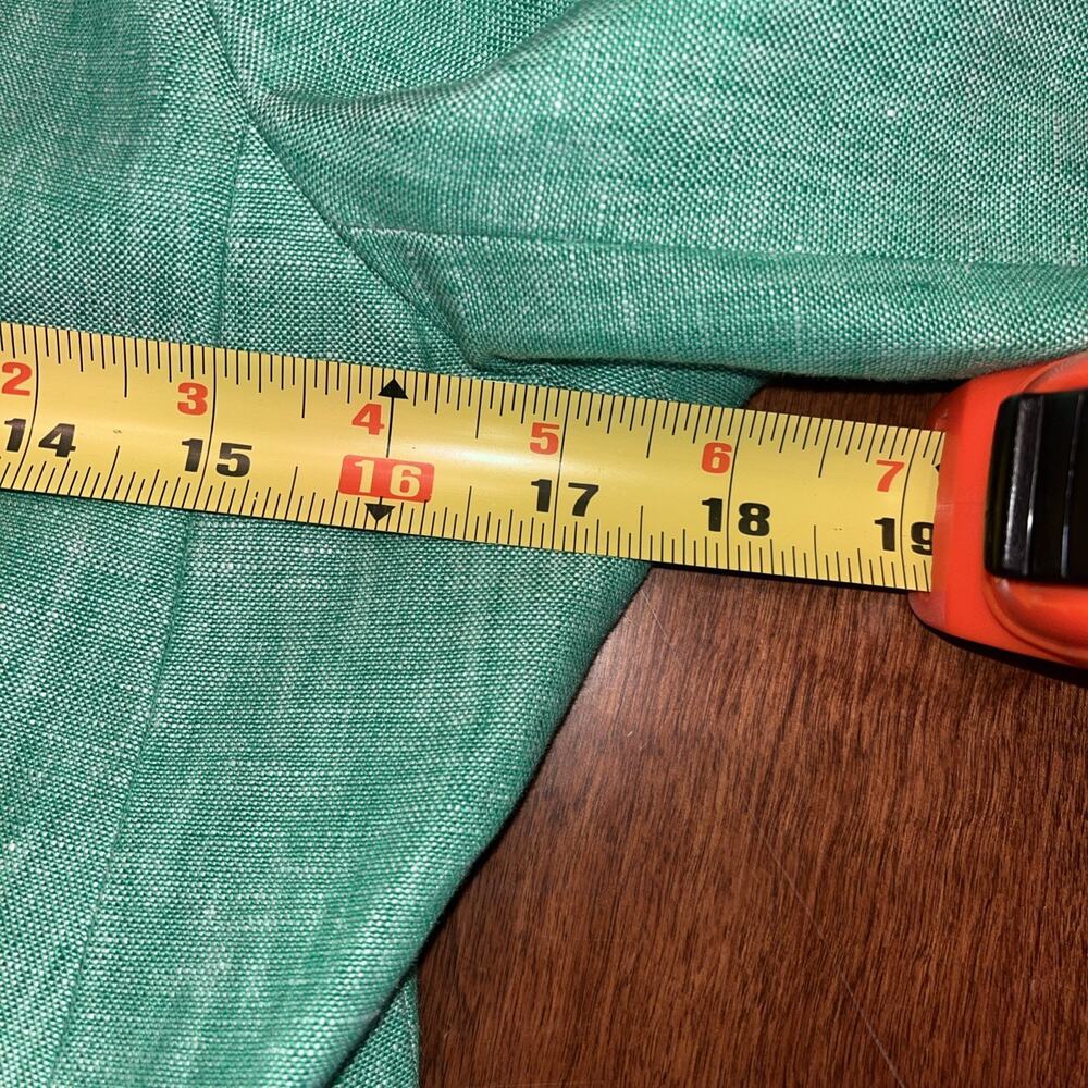 J Crew Jacket Womens 4 Green Blazer Campbell Linen Anchor Buttons - Picture 4 of 6